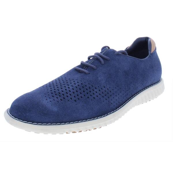 Shop Steve Madden Mens Vaelen Oxfords Suede Perforated Overstock