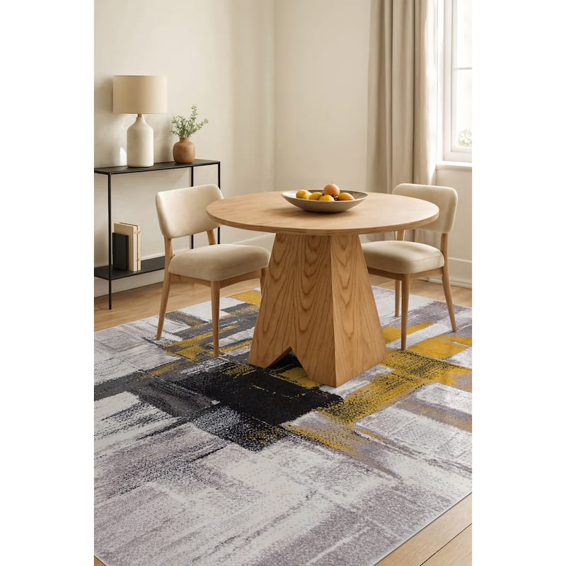 World Rug Gallery Modern Abstract Art Area Rug