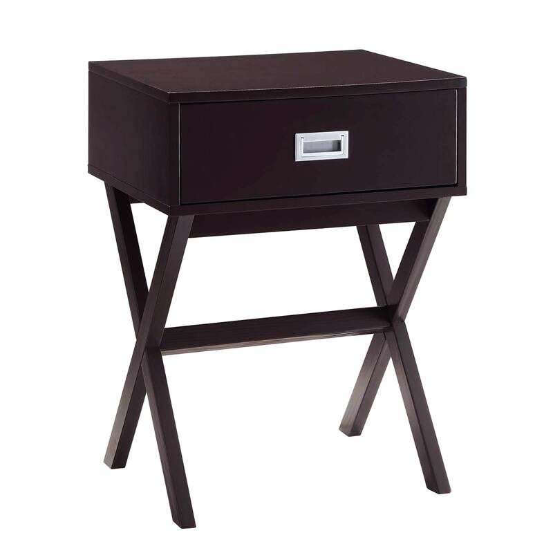 Convenience Concepts Designs2Go Landon 1 Drawer End Table - Espresso