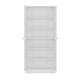 preview thumbnail 9 of 60, Glass Cabinet White Display Curio Storage Cabinet with Glass Doors