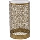 preview thumbnail 1 of 0, Uttermost Algernon 13-1/2" Long Glass and Iron Accent Table Relic Gold