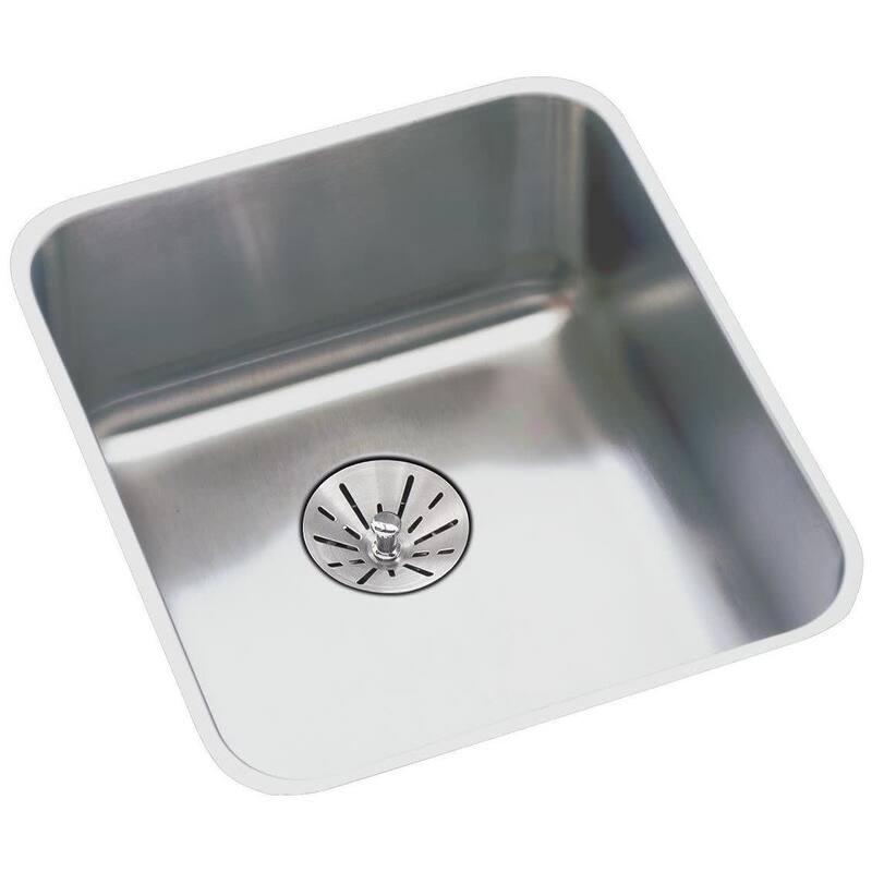 Elkay Lustertone 16-1/2" Undermount Single Basin Stainless Steel - Stainless Steel