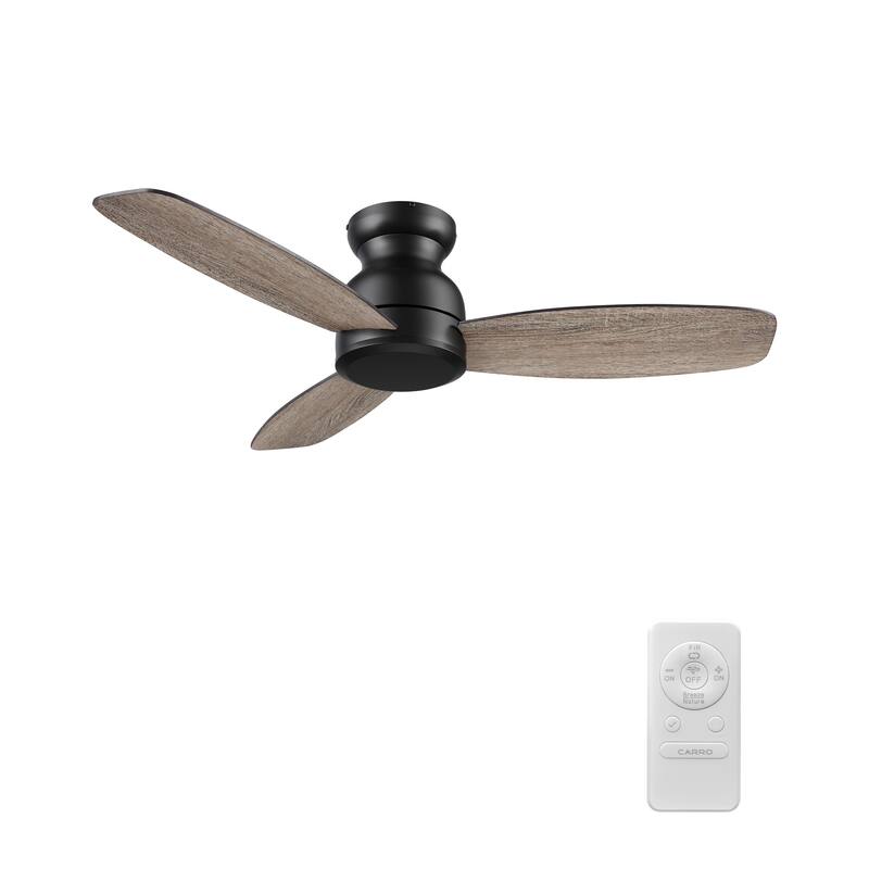CARRO Claire 48" 3-Blade Indoor Ceiling Fan with Remote-No Light - N/A