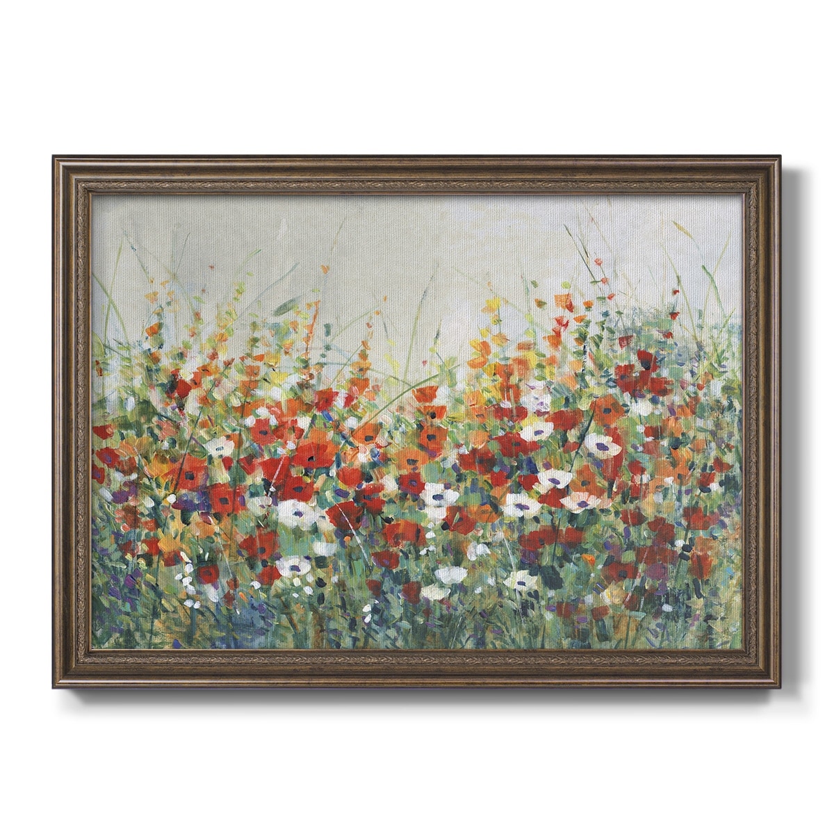 Garden in Bloom II Premium Framed Canvas- Ready to Hang