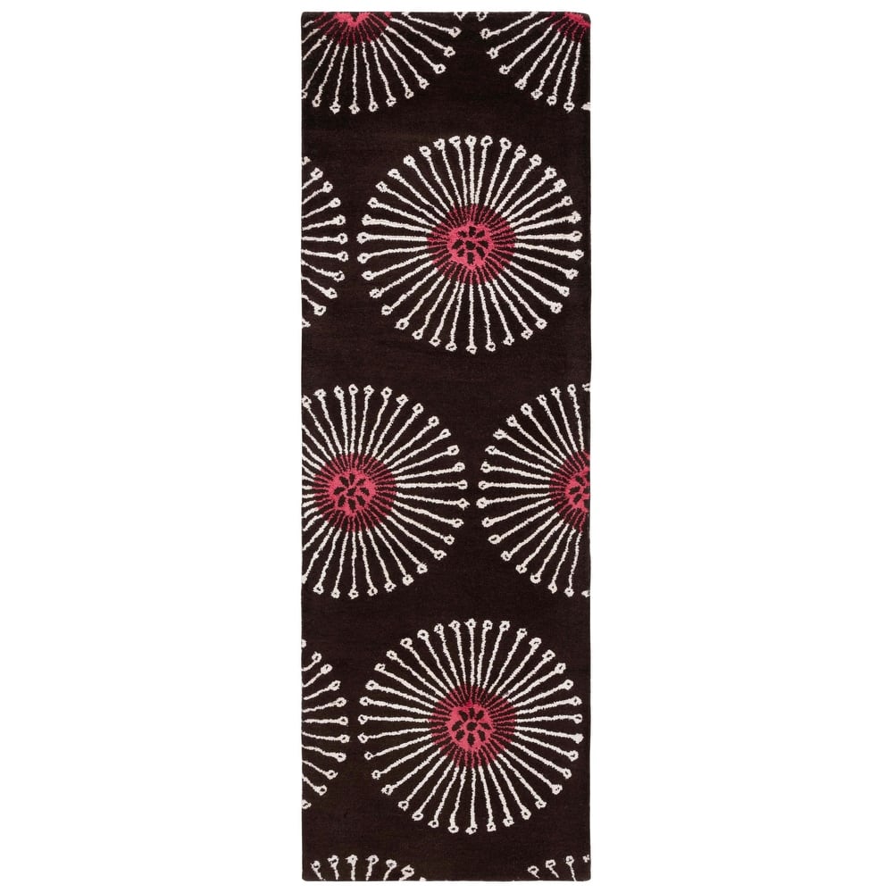 SAFAVIEH Handmade Soho Chimere Dandelion Pattern New Zealand Wool