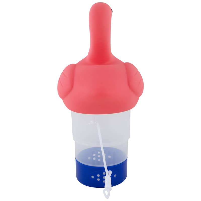 12" Pink Flamingo Floating Pool Chlorine Dispenser