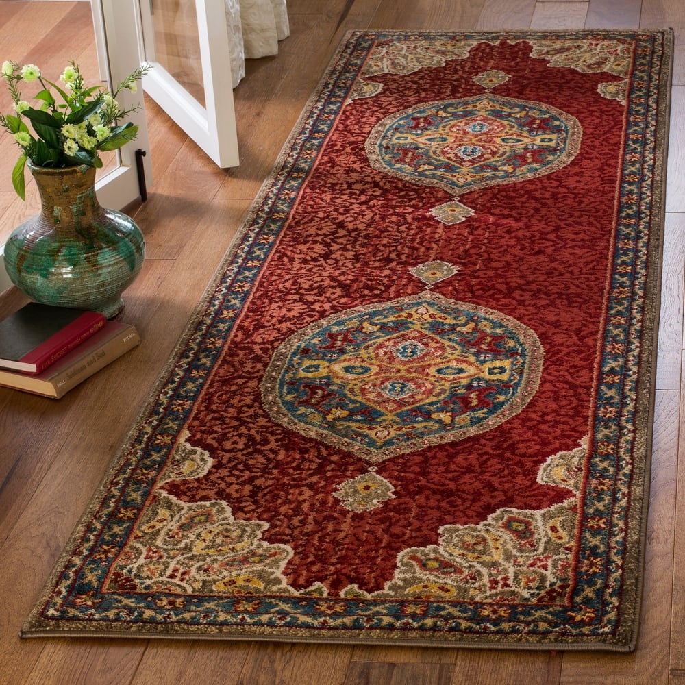 SAFAVIEH Kashan Patrice Oriental Rug with Fringe