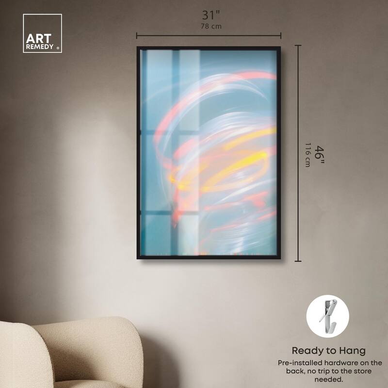 Swirling Light I Shadowbox by Art Remedy