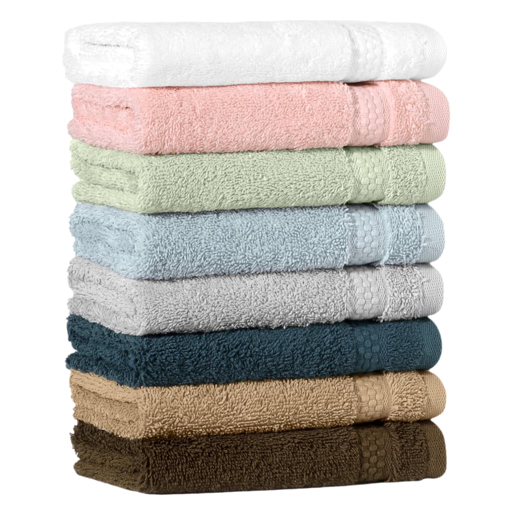 Authentic Hotel and Spa 100 percent Aeagean Long Staple Turkish Cotton STARLIGHT Terry Washcloths (Set of 6)