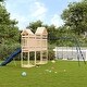 preview thumbnail 1 of 15, vidaXL Swing Set Outdoor Backyard Wooden Playground Equipment for Kids Age 3-8 193.7" x 140.9" x 93.7" Pine