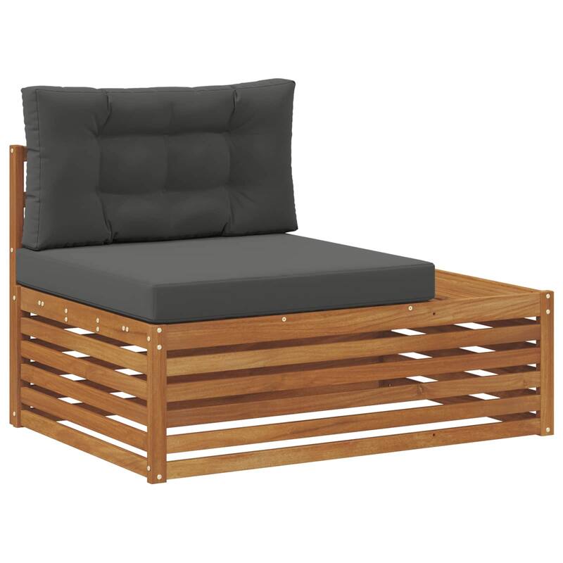 vidaXL Outdoor Sofa Solid Acacia Wood Natural