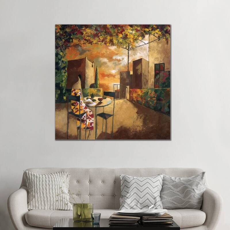 iCanvas "Cafe Al Jardi" by Didier Lourenco Canvas Print