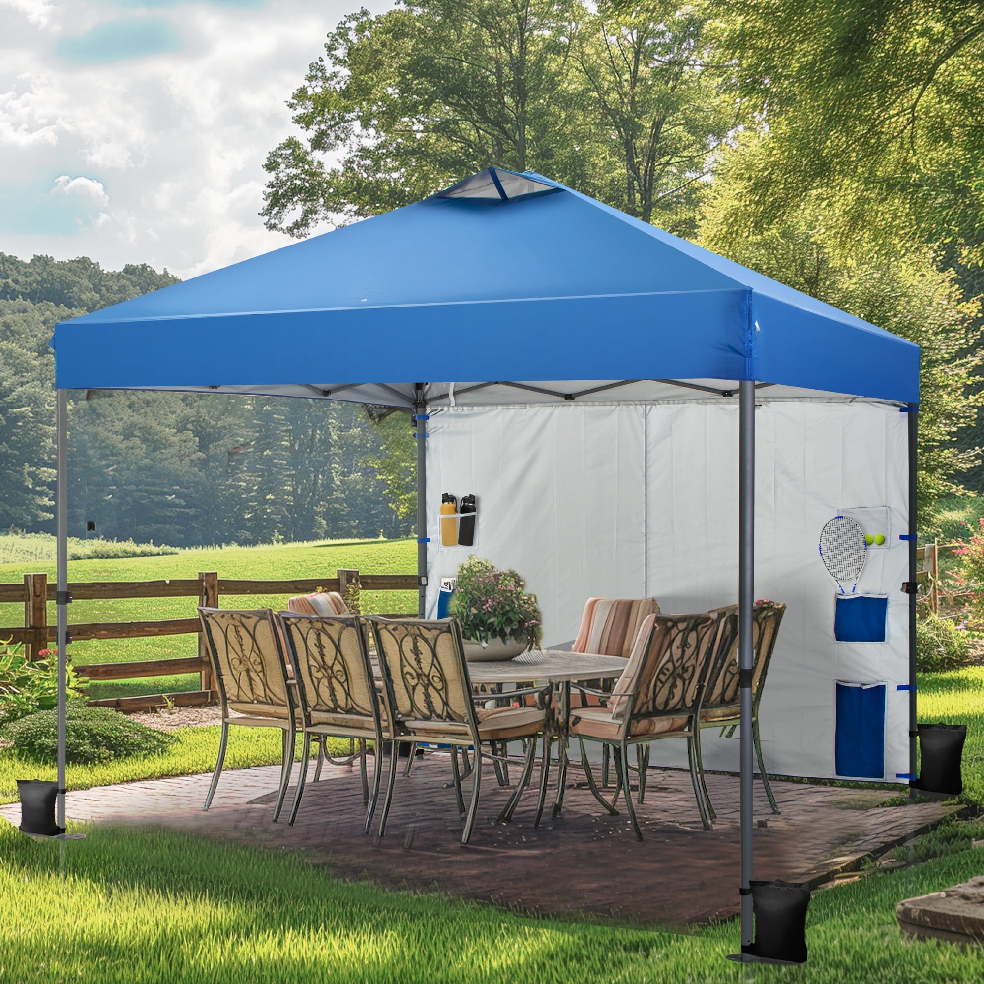 outside backyard patio tent