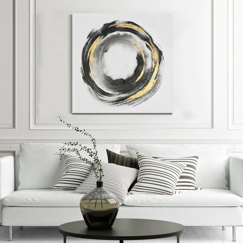 Turbo 3D Paint and Leaf on Canvas Wall Art