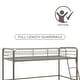 preview thumbnail 9 of 14, Avenue Greene Avery Junior Twin Metal Loft Bed