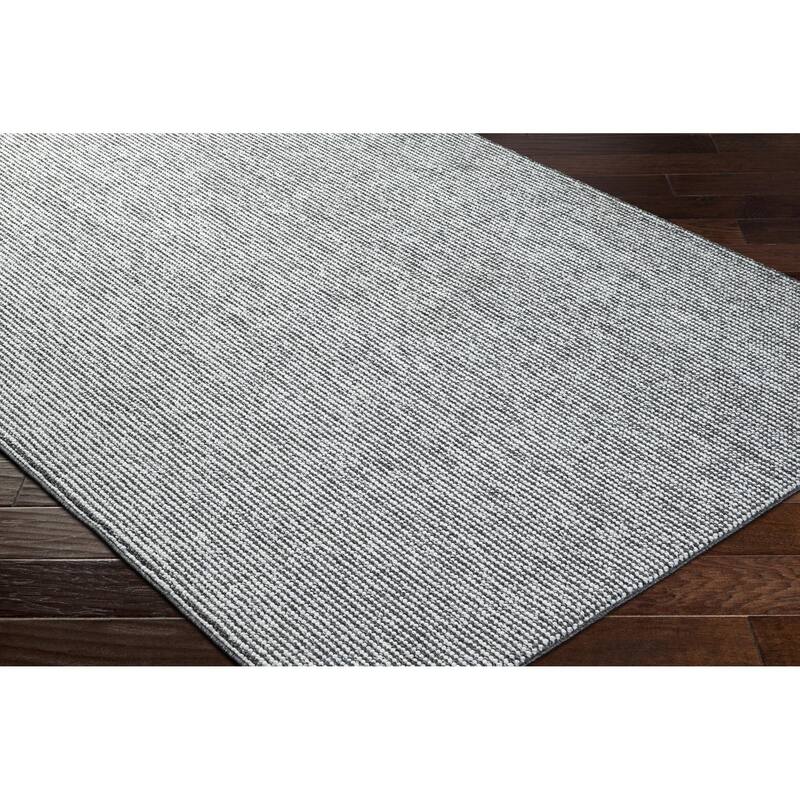 Livabliss Bouclair Casual Distressed Solid Color Area Rug