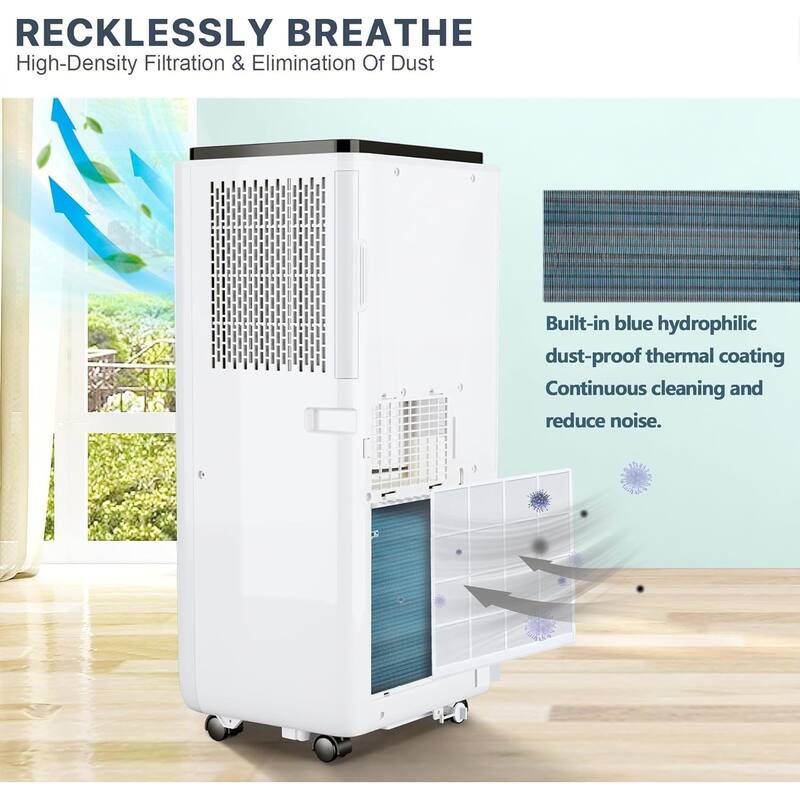 Portable Air Conditioner for Indoor Rooms, 3-In-1 AC Unit for Bedroom