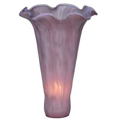 3 In. Wide X 5 In. High LAVENDER POND LILY SHADE