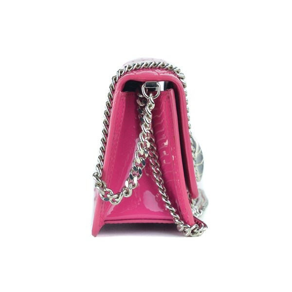 pink patent leather purse