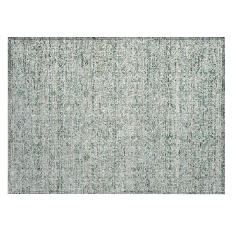 Machine Washable Indoor/Outdoor Traditional Harmony Chantille Rug