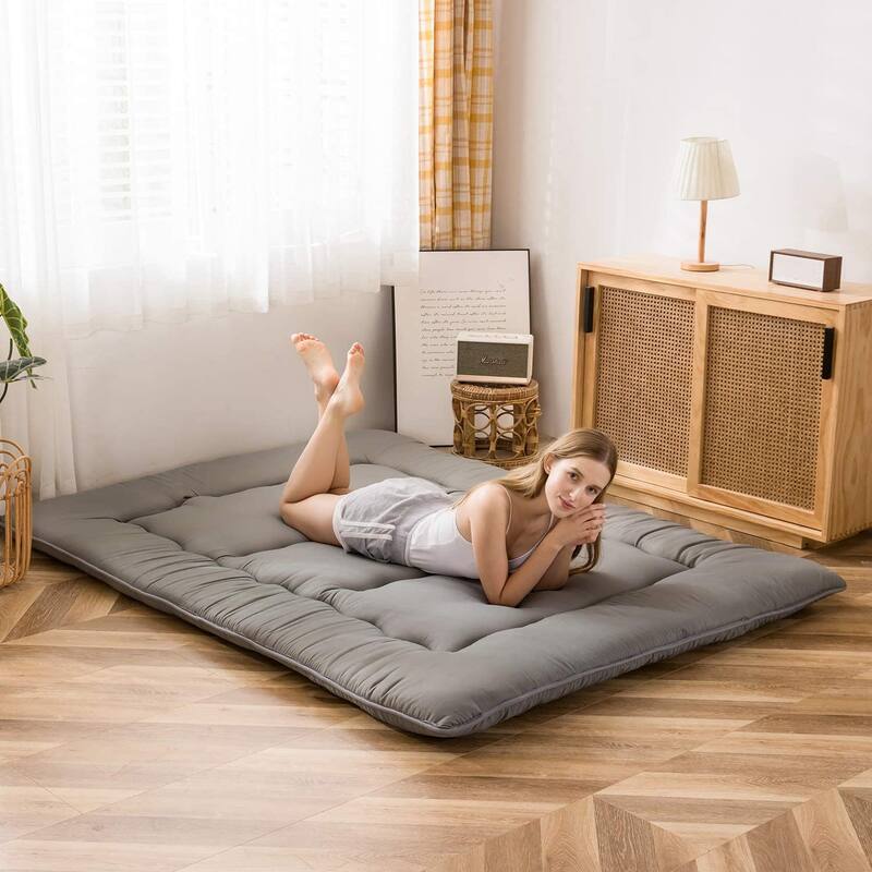 Traditional Japanese Foldable & Portable Floor Futon Mattress