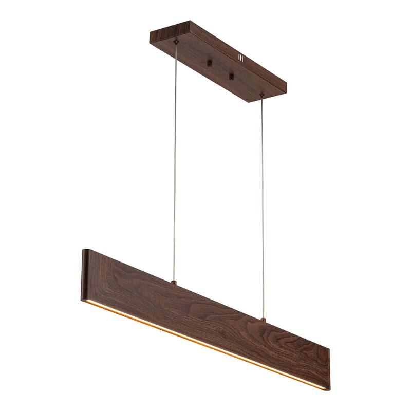 C Cattleya Integrated LED Up and Down Lighting Linear Kitchen Island Chandelier