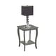 preview thumbnail 5 of 14, Convenience Concepts American Heritage Square End Table with Shelf