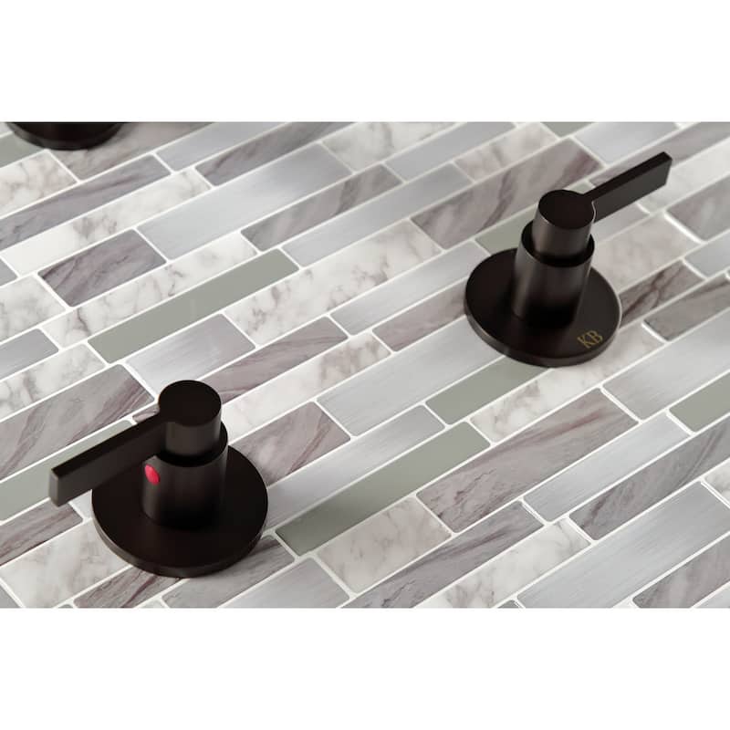 Kingston Brass NuvoFusion Tub and Shower Trim Package with 1.8 GPM