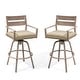 preview thumbnail 44 of 44, Outdoor Aluminum Swivel Patio Bar Stools with Sunbrella Fabric Cushion