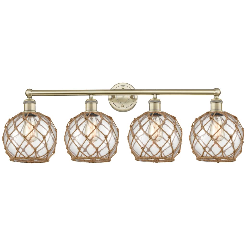 Innovations Lighting 616-4W-13-35 Farmhouse Rope Vanity Farmhouse Rope