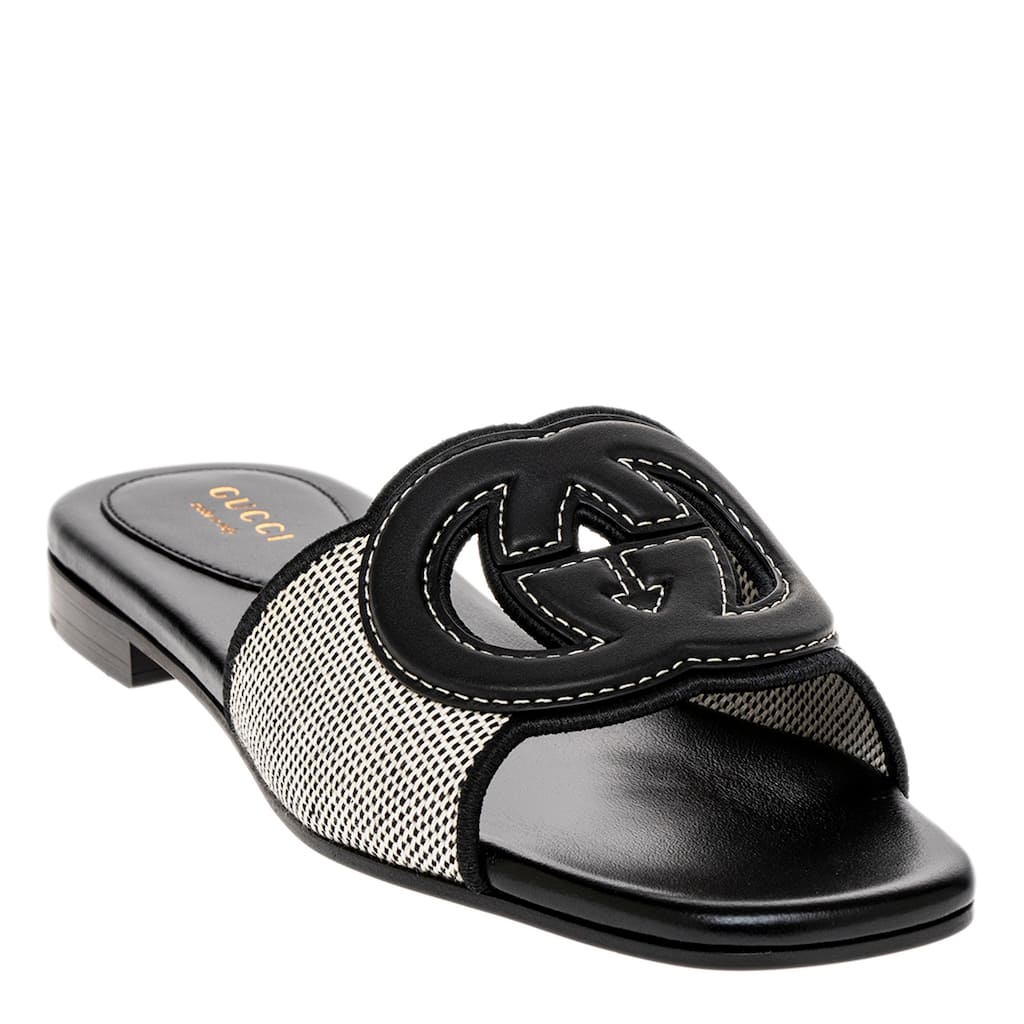 Gucci Interlocking G Slide Sandals