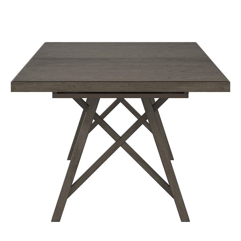 Harstad 72"-90" Wood Finish Extendable Dining Set by iNSPIRE Q Modern