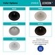 preview thumbnail 6 of 4, Lexicon Platinum V210 Quartz Composite Oval Vanity Sink - Galaxy White