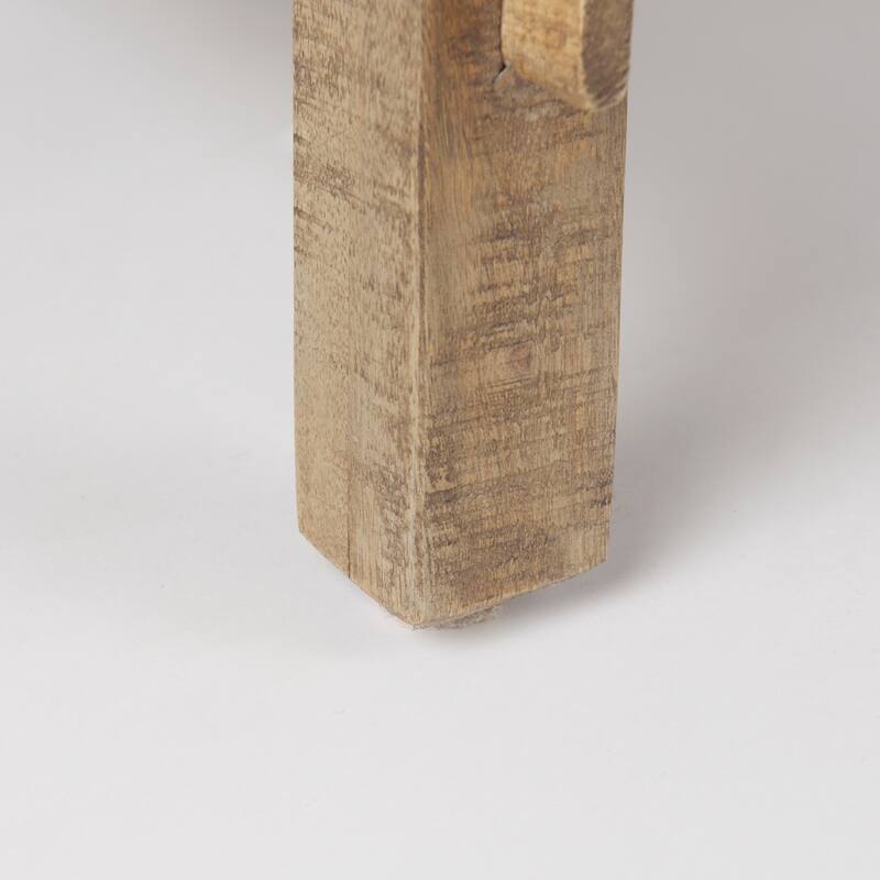 Rosie Medium Brown Solid Wood 36" Round Coffee Table - 36"L x 36"W x 16"H