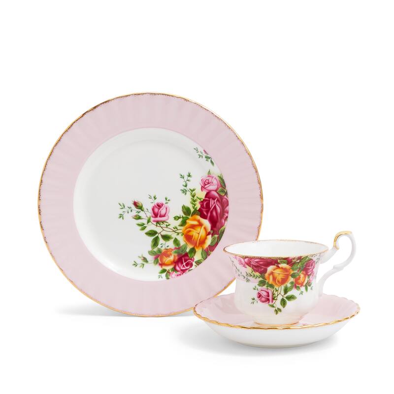 Royal Albert Old Country Roses, 3-Piece Set - Pink