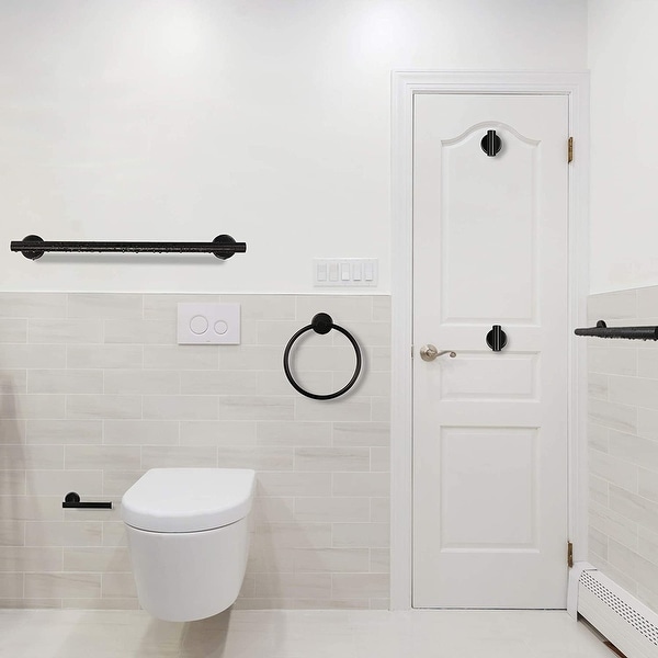 Bathroom towel store bar set