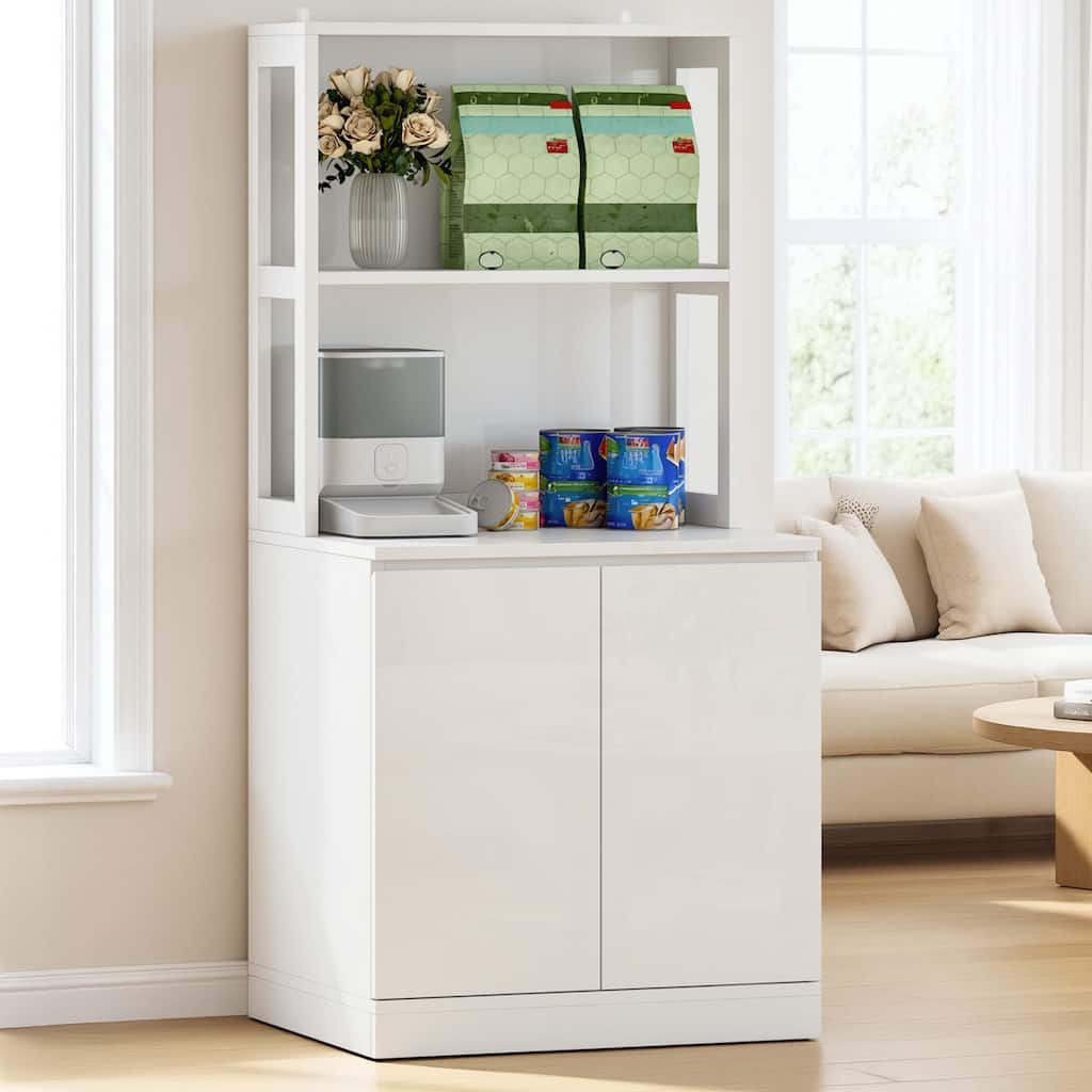 Moasis Hidden Litter Box Furniture with Power Hub for Self-Cleaning Litter Boxes