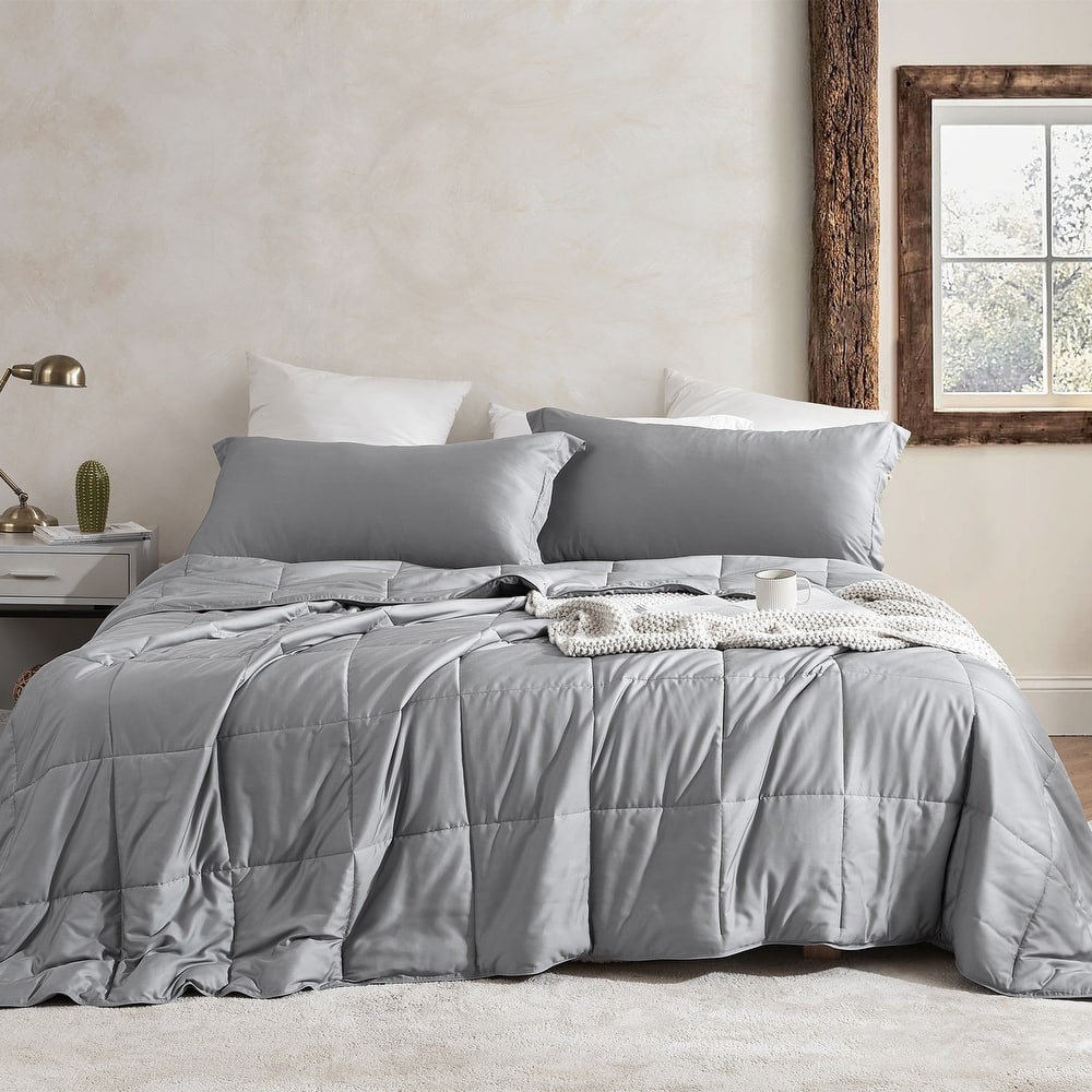 Menopleasing - Coma Inducer® Oversized Cooling Comforter Set - Ultimate Gray