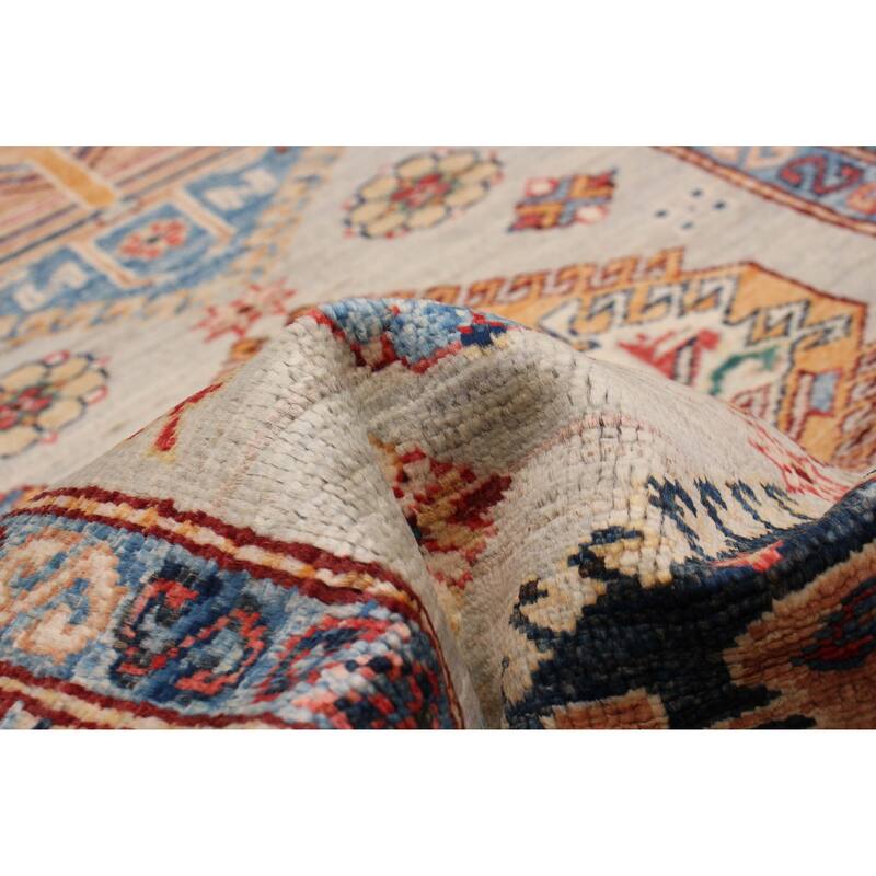 ECARPETGALLERY Hand-knotted Aryana Grey Wool Rug - 2'7 x 8'2