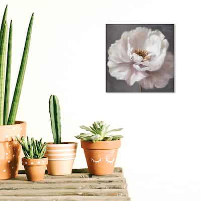 Wynwood Studio Canvas Floral and Botanical Flower Sweetness White and Traditional Wall Art Canvas Print - White, Gray