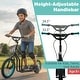 preview thumbnail 7 of 10, Costway Youth Scooter with Adjustable Handlebar 16-Inch & 14-Inch - Black - See Details