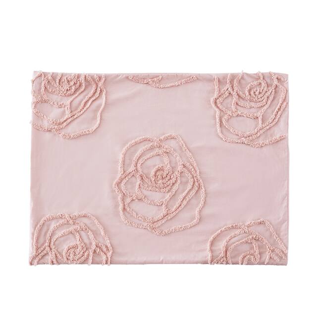 Betsey Johnson Rambling Rose Cotton Pink Duvet Cover Bonus Set