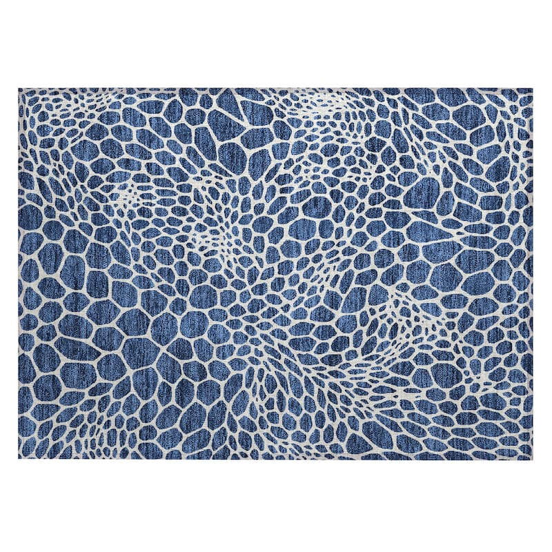 Machine Washable Indoor/ Outdoor Chantille Animal Print Rug