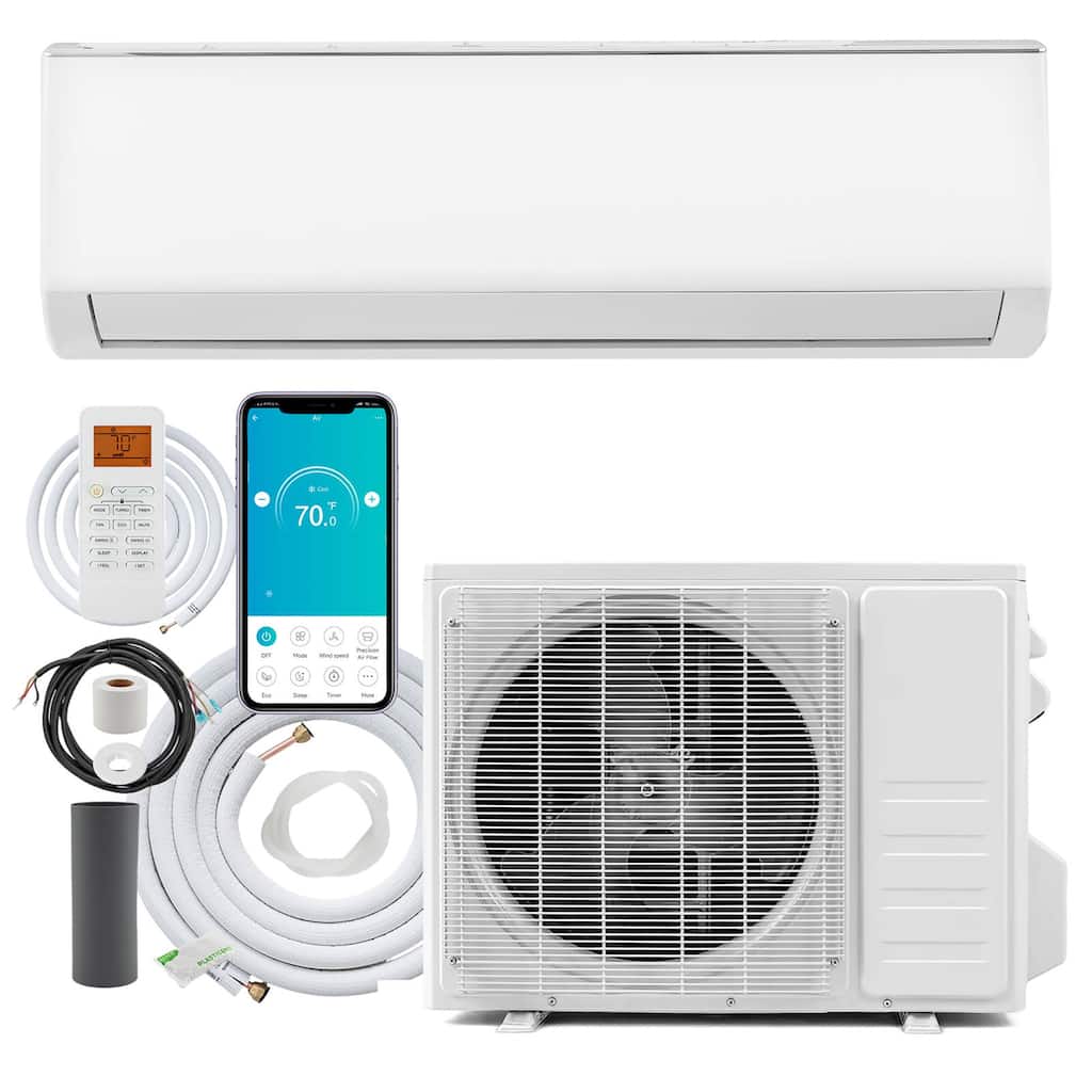 Gymax 12000 BTU Mini Split Air Conditioner & Heater w/ Heat Pump &