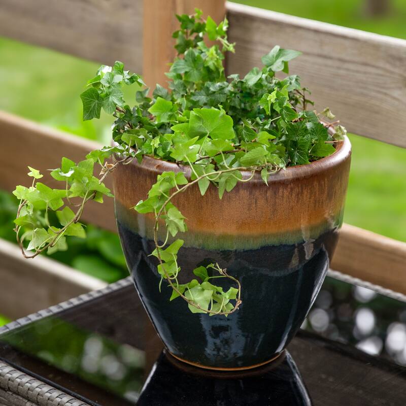 Resort Ceramic Planter - Set of 2 - 10-Inch