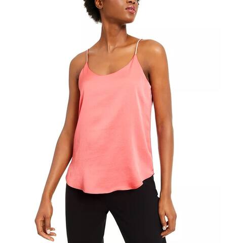 Bar III Women's Woven Camisole Pink Size Large