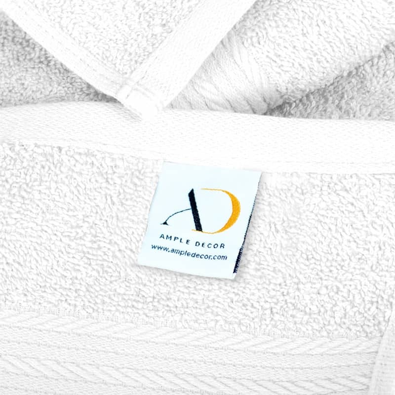 Cotton 600GSM Bathroom Hand Towel 18X28 Inch by Ample Decor