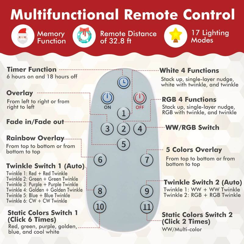 Costway 7 FT Artificial Xmas Tree Hinged Christmas Tree with 820 - See Details
