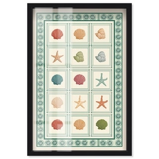Shells Decor Coastal Wall Art Shadowbox Print by Art Remedy - Bed Bath ...