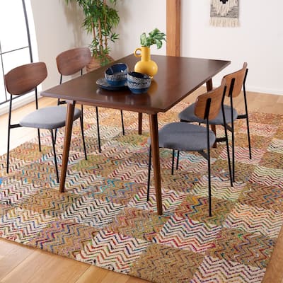 SAFAVIEH Handmade Nantucket Myriame Contemporary Cotton Rug